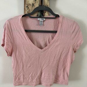 Pink Crop Top